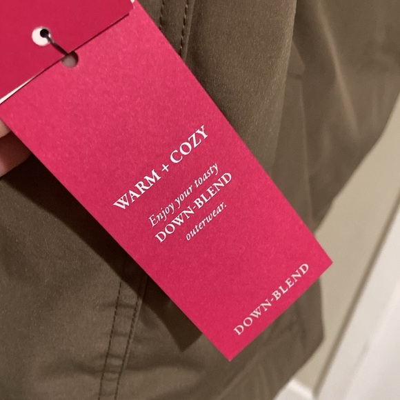 VINCE CAMUTO taupe down blend with luxe faux fur hood outerwear jacket by - Picture 14 of 15